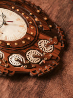 Steampunk - Qreative Qick Wooden Wall Clock | Wall Clock | Wooden Wall Art | Vintage Clocks | Clocks to Gift | Gear Clock | Steam punk