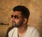Sonnet Sapeli Dual-tone | Wooden Sunglasses | Wood Prescription Frame | QQ frames