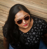 Elixir Sapeli with gears | Wooden Sunglasses | Wood Prescription Frame | QQ frames