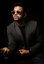 Smoked Weed | Burnt | Wooden Sunglasses | Wood Prescription Frame | Wooden Eyewear | Wood Specs | Wood Glasses | Wood Frame