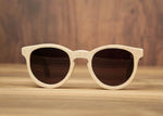 Sonnet Black and White | Wooden Sunglasses | Wood Prescription Frame | QQ frames