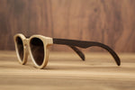 Sonnet Black and White | Wooden Sunglasses | Wood Prescription Frame | QQ frames