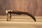 Sonnet Black and White | Wooden Sunglasses | Wood Prescription Frame | QQ frames