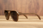 Elixir Smoked Oak | Wooden Sunglasses | Wood Prescription Frame | QQ frames
