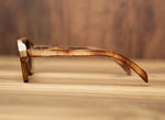 Smoked Elixir | Burnt | Wooden Sunglasses |Wood Prescription Frame | Wooden Eyewear | Wood Specs | Wood Glasses | Wood Frame