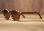 Cigar Smoked Oak | Wooden Sunglasses | Wood Prescription Frame | QQ frames
