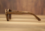Cigar Smoked Oak | Wooden Sunglasses | Wood Prescription Frame | QQ frames