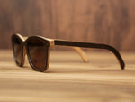 Dark Weed T-Inner White | Wooden Sunglasses | Wood Prescription Frame | QQ frames