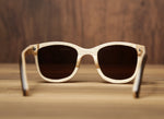 Dark Weed T-Inner White | Wooden Sunglasses | Wood Prescription Frame | QQ frames
