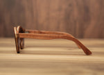 Sapeli Cigar Part Floral | Wooden Sunglasses | Wood Prescription Frame | QQ frames
