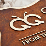 Wooden Name board