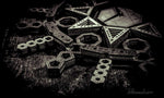 Sacred Geometry - Qreative Qick Wooden Wall Clock | Sacred Vintage Clocks | Mandala Clock