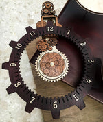 COGWHEELS - Qreative Qick Wooden Wall Clock | Vintage Clocks | Gear Clock | Steam punk