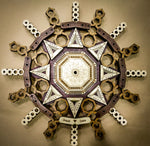 Sacred Geometry - Qreative Qick Wooden Wall Clock | Sacred Vintage Clocks | Mandala Clock