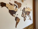 Expedition - Wooden Multi Layered World Map