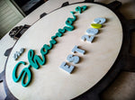 Wheels - Qreative Qick Name board | Wooden Sign | Sign Boards