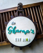 Wheels - Qreative Qick Name board | Wooden Sign | Sign Boards