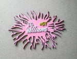 Coral Reef - Qreative Qick Name board | Wooden Sign | Sign Boards