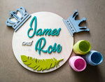 Kingdom - Qreative Qick Name board | Wooden Sign | Sign Boards