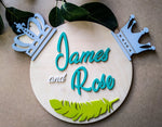Kingdom - Qreative Qick Name board | Wooden Sign | Sign Boards
