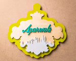 Concrete nature - Qreative Qick Name board | Wooden Sign | Sign Boards