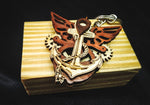 Nautical Knick knack a set of 2 - Qreative Qick Keychain | Wooden Keychain