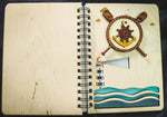 Maritime Notebook  - Qreative Qick Diary | Wooden Diary |Vintage Diary|book to Gift| | Wooden Planner