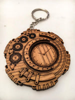 Set of 5 Mandal - Punk Keyrings | Qreative Qick Keychains | Wooden Keychains