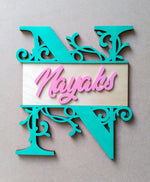 Alphabet - Qreative Qick Name board | Wooden Sign | Sign Boards